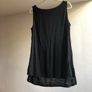 Bateau Neck Top with Side Slits